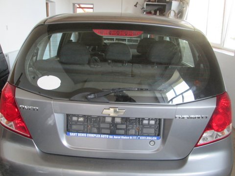 Haion cu luneta fara accesorii argintiu Chevrolet Aveo hatchback 1.2 8V 72cp 2003 2004 2005 2006 2007