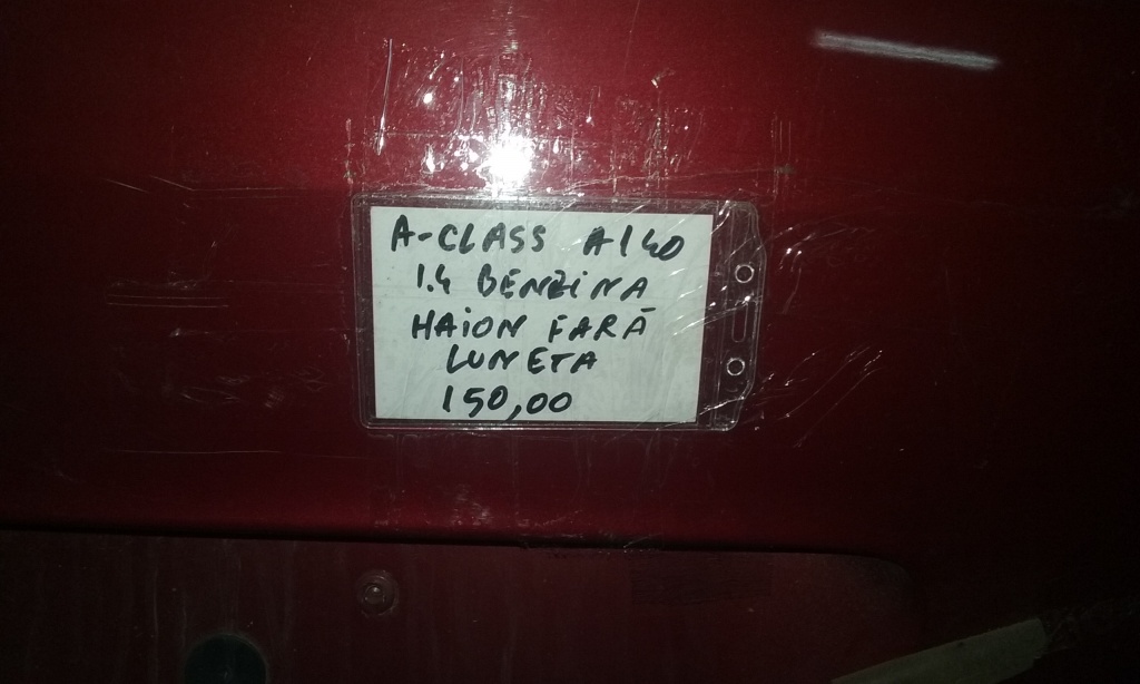 Haion fara luneta A-CLASS A140 1.4 benzina