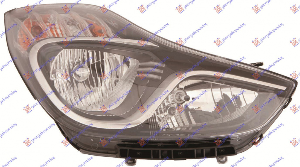 Headlamp electr. (e) dreapta pentru Hyundai Ix20 11-