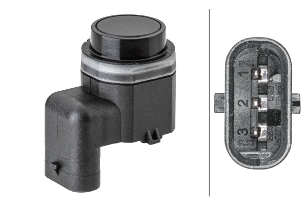 HELLA Senzor, ajutor parcare 6PX358141-811 compatibil cu BMW X6 (F16, F86) 2014 2015 2016 2017 2018 2019