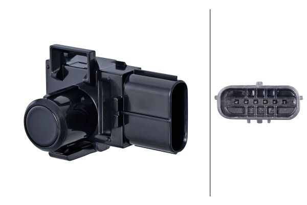 HELLA Senzor, ajutor parcare 6PX358270-021 pentru masina TOYOTA LAND CRUISER 200 (_J2_) 2007 2008 2009 2010 2011 2012 2013 2014 2015 2016 2017