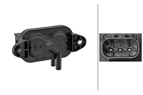 HELLA Senzor, presiune gaze evacuare 6PP009409-691 pentru VOLVO FM III 2020 2021 2022 2023 2024 2025