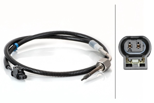 HELLA Senzor, temperatura gaze evacuare 6PT014494-891 se potriveste la MERCEDES-BENZ E-CLASS cupe (C207) 2009 2010 2011 2012 2013 2014 2015 2016