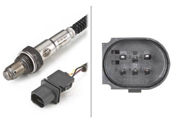 HELLA Sonda Lambda 6PA009166-811 pentru MERCEDES-BENZ M-CLASS (W164) 2005 2006 2007 2008 2009 2010 2011