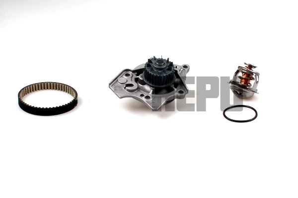 HEPU Set pompa apa + curea dintata PK06570TH pentru AUDI A6 C7 (4G2, 4GC) CAED 1984cc 220cp 162kW 2011 2012 2013 2014 2015 2016 2017 2018
