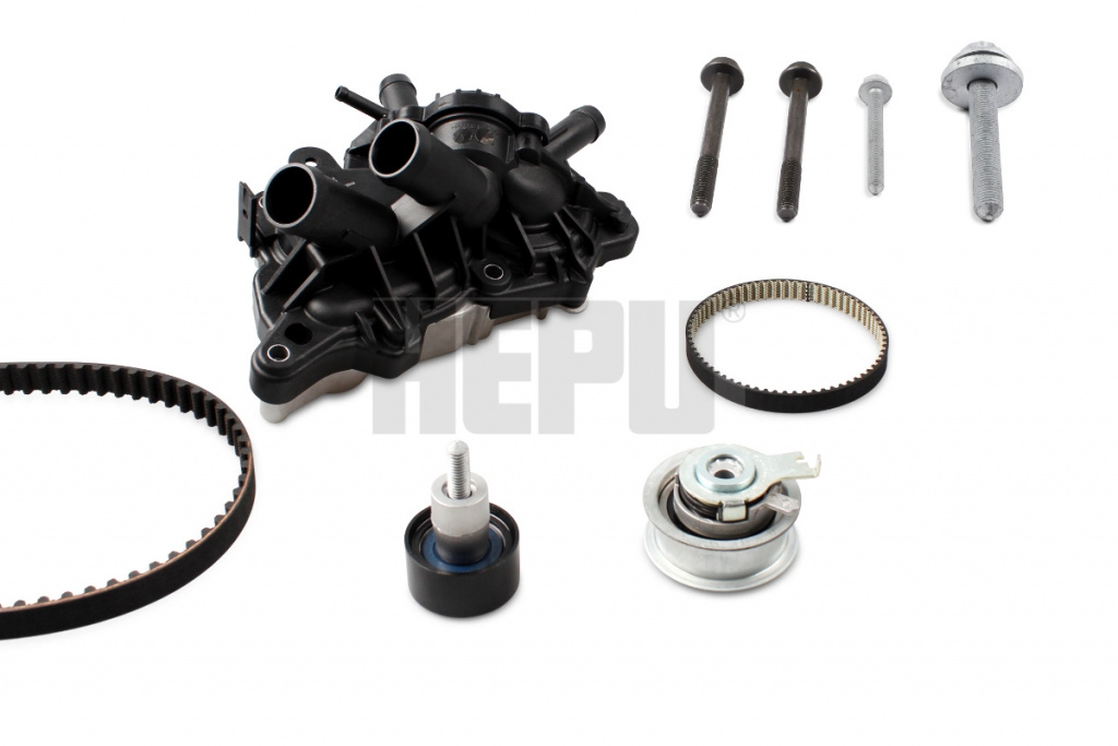 HEPU Set pompa apa + curea dintata PK06871 la VW CADDY CALIFORNIA V Camper (SBB, SBJ) DWYA 1598cc 110cp 81kW 2021 2022 2023 2024 2025