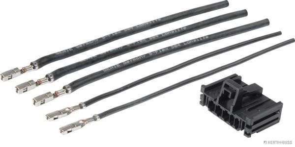 HERTH+BUSS ELPARTS Kit repar. cabluri, ventilat. habitaclu(sist.preincalz.motor 51277301 montare intre ventilator habitaclu si rezistenta la PEUGEOT 206 CC (2D) 2000 2001 2002 2003 2004 2005 2006 2007 2008