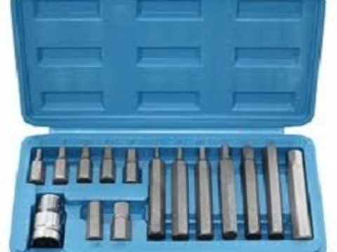 Hexagon Bit Set 15 buc