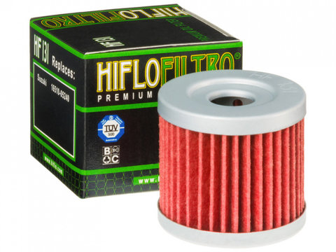 HF131 Filtru ulei Hiflo moto Hyosung Motorcycle 125 Exceed 05 GA125 Cruise I II 97-01 GF125 98-03 GT125 Comet 03-15 GT125 R Comet 09-15 GV125 Aquila 00-08 GV125 C Aquila 09-15 RT125 Karion 04-15 RX125 D / SM 07-11 XRX125 00-08 GT250 Comet 04-08 GT250