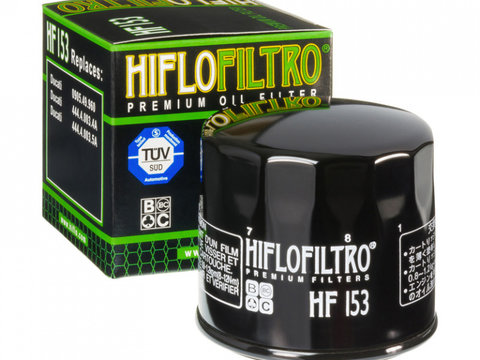 HF153 Filtru ulei HIFLO moto Bimota Motorcycle 750 DB1 / S / SR 85-89 851 Tesi 1D 90-91 900 DB2 / SR 92-98 900 DB3 95-99 900 DB4 99-02 900 Tesi 1D 92-96 1000 DB5 S / R 05-15 1000 DB6 Delirio 06-15 1000 Tesi 3D / Naked 07-15 1078 DB10 Bimotard 11-15 1