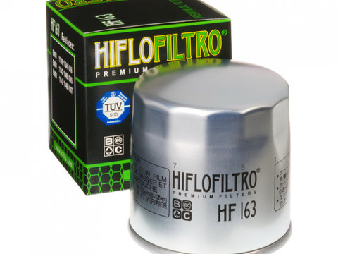 HF163 Filtru ulei Hiflo moto BMW Motorcycle K75 87-97 K75C 85-88 K75 RT 90-97 K75 S 86-97 R850 C Classic 01 R850 C Avantgarde 01 R850 GS Boxer 99 R850 R Boxer 99 R850 RT 99 R850 R 00-06 R850 R Classic 02-04 R850 C 99-00 K 1 89-94 K100 83-90 K100 LT 8