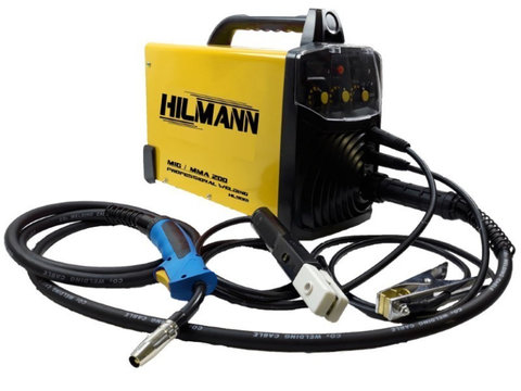 HL9001 Aparat de sudura MIG/MMA 200 Amp, HILMANN