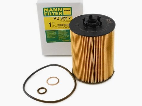 HU 823 x filtru ulei mann pt bmw 5(e60),(7(e65,e66),x5(e70) mot 4.0,5.0,6.0 benzina