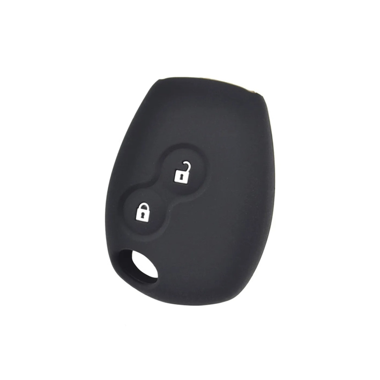 Husa cheie Logan 2 butoane silicon Negru Cod:LG2B