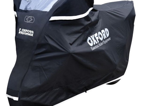 Husa Moto Exterior Oxford Stormex New Negru Marimea L CV332