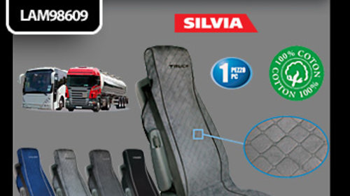 Husa scaun camion Silvia bumbac 1buc - G