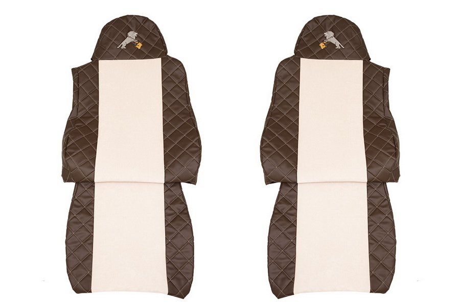 Husa scaun MAN TGM Producator F-CORE FX05 BROWN/CHAMP
