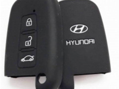 Husa silicon carcasa chei pentru Hyundai 3 butoane