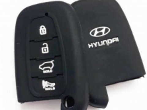 Husa silicon carcasa chei pentru Hyundai 4 butoane