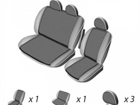 Huse AUTO scaun DUBA 2 +1 pentru fata AL-080518-4