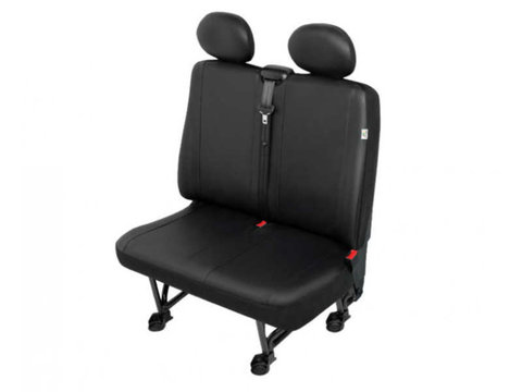 Huse scaun bancheta auto cu 2 locuri din imitatie de piele M size pentru Citroen Jumpy Fiat Scudo Mercedes Vito Peugeot Expert Vw T4 T5