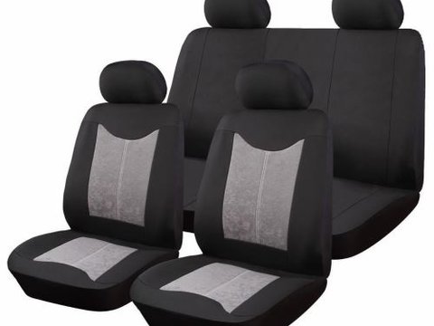 Huse Scaune Auto Bmw Seria 3 Compact E46 - RoGroup Sueden-Polyester, pentru bancheta rabatabila, 9 Bucati