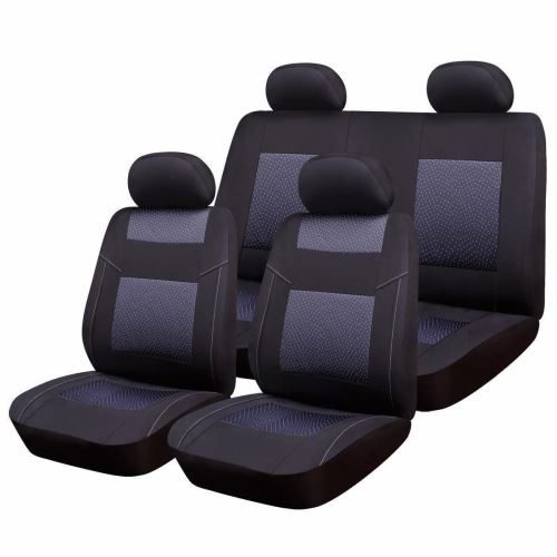 Huse Scaune Auto Bmw X3 F25 - RoGroup Premium Line, pentru bancheta rabatabila, 9 bucati