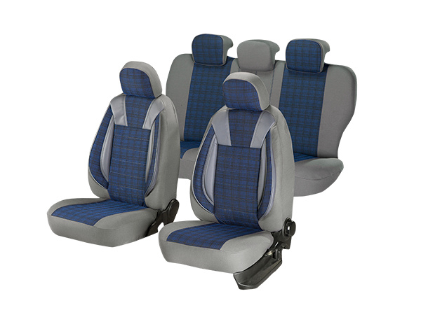 Huse scaune auto compatibile DACIA Duster I 2010-2017 / Luxury Albastru (44508)