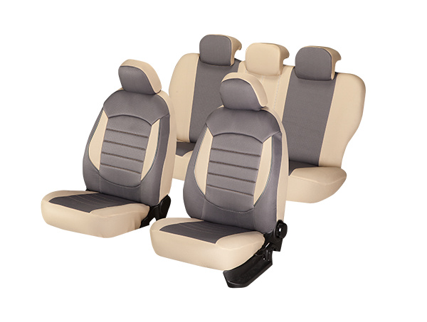 Huse scaune auto compatibile OPEL Astra G 1998-2004 / Urban Gri-Bej (44483)