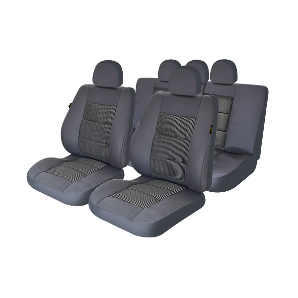Huse scaune auto compatibile SEAT Leon II 2005-2012 PREMIUM LUX (Gri UMB1)