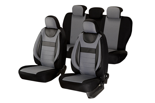 Huse scaune auto compatibile VW Jetta V 2005-2010 / Dynamic Gri (44503)