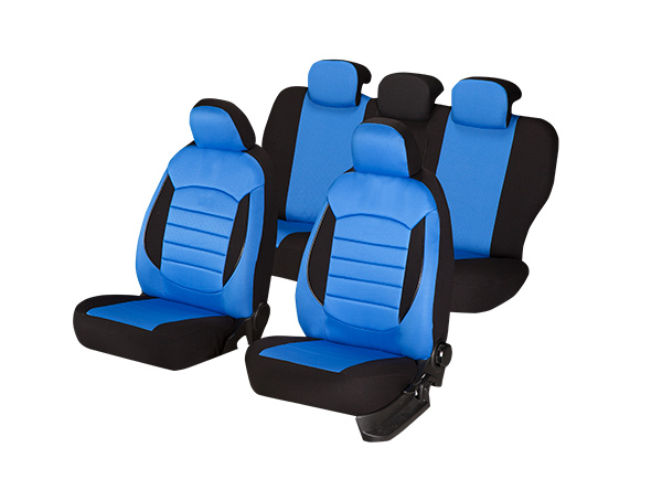 Huse scaune auto compatibile VW Passat B6 2005-2010 / Urban Albastru (44486)