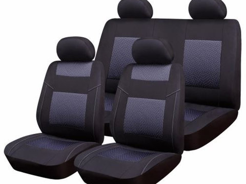 Huse Scaune Auto Daewoo Matiz - RoGroup Premium Line, pentru bancheta rabatabila, 9 bucati