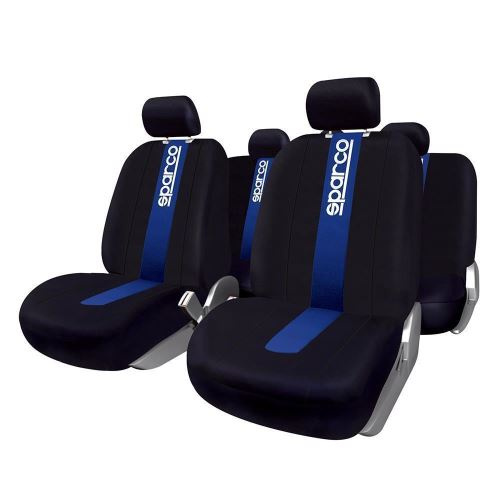 Huse Scaune Auto Fiat Linea - Sparco Blue Spider, 9 bucati