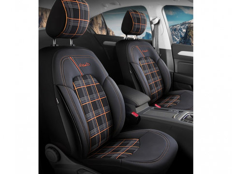 Huse scaune auto FORD FOCUS 3 Dynamic Negru Portocaliu