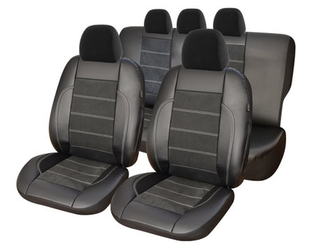 Huse scaune auto VW Passat B6 2005-2010 / Exclusive Leather Alcantara (08649)