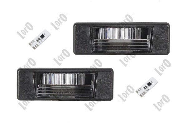 Iluminare numar de circulatie ABAKUS 035-28-905LED montare pe ambele parti pentru masina NISSAN JUKE (F15) 2010 2011 2012 2013 2014 2015 2016 2017 2018 2019