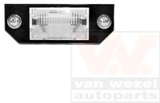 Iluminare numar de circulatie FORD FOCUS C-MAX, FORD FOCUS II (DA_), FORD FOCUS II Station Wagon (DA_) - VAN WEZEL 1862920