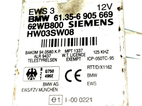 Imobilizator BMW 3 (E46) 1998 - 2007 6905669
