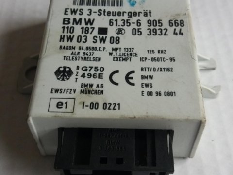 Imobilizator bmw 5 e39 1995-2004 61356905668