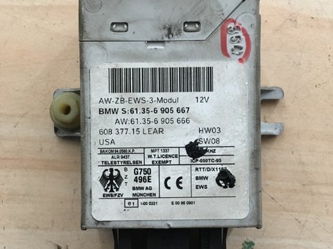 Imobilizator BMW E46 61356905667, 6905667, 608377UTA