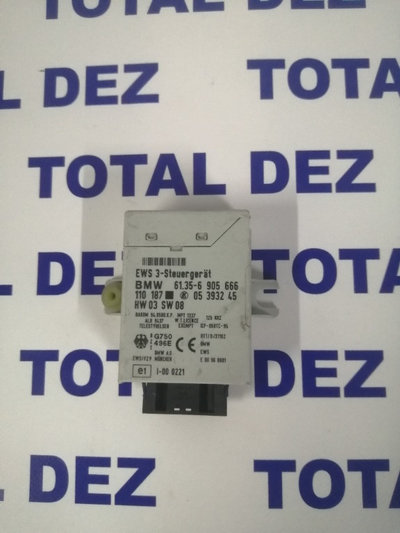 Imobilizator Bmw seria 3 E46 1998-2005 cod 6135690