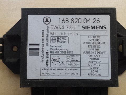 Imobilizator mercedes A Class w168 cod 1688200426 5wk4736