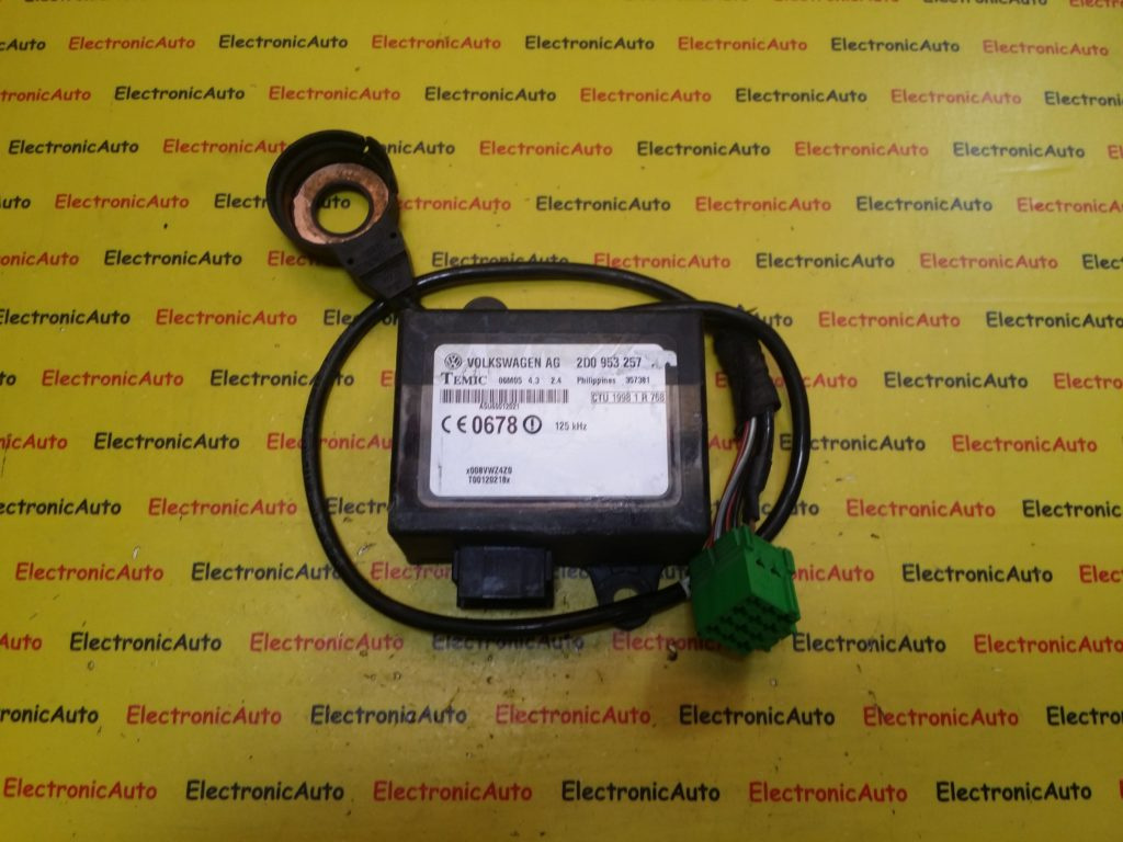 Imobilizator Plus Cititor Cheie VW, 2D0953254A, 2D0953257