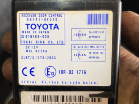 Imobilizator Toyota COROLLA Verso cod 897410f010