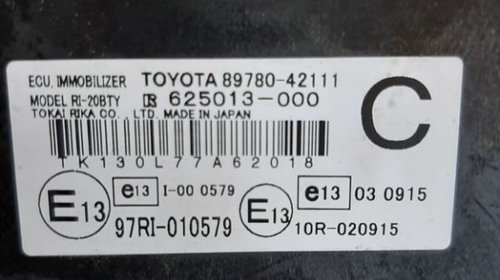 Imobilizator Toyota RAV 4 An 2006-2012 C