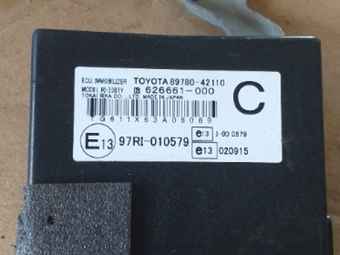 Imobilizator Toyota Rav 4 an 2008 cod produs:89780-42110