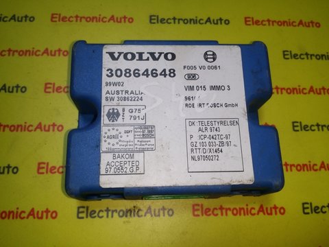 Imobilizator Volvo S40 30864648
