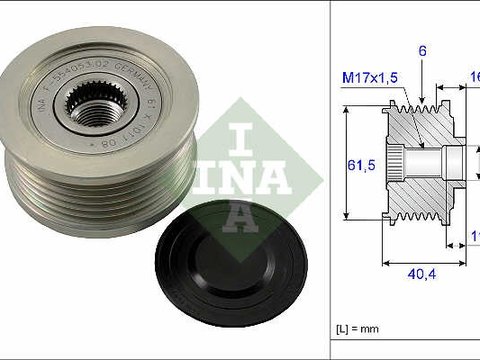 Ina fulie alternator pt alfa romeo motorizare diesel