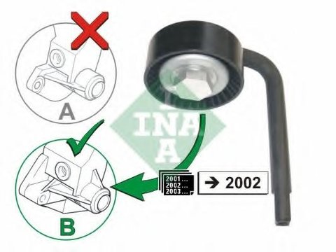 Ina rola intinzatoare curea transmisie pt bmw mot 3.0 diesel